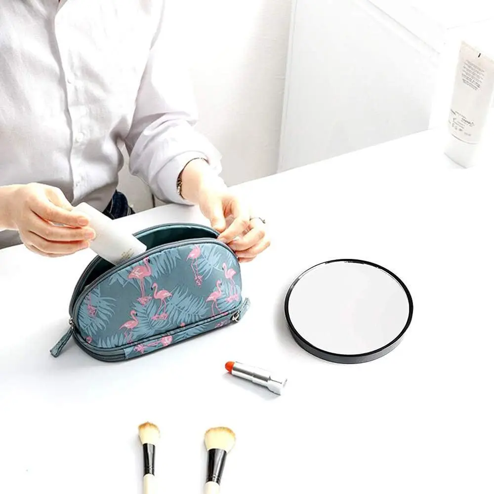 50X مرآة صغيرة مكبرة المحمولة شفط كأس يده مرآة لمستحضرات التجميل وضوح على الذهاب الجمال الدقة مرآة مكبرة #6