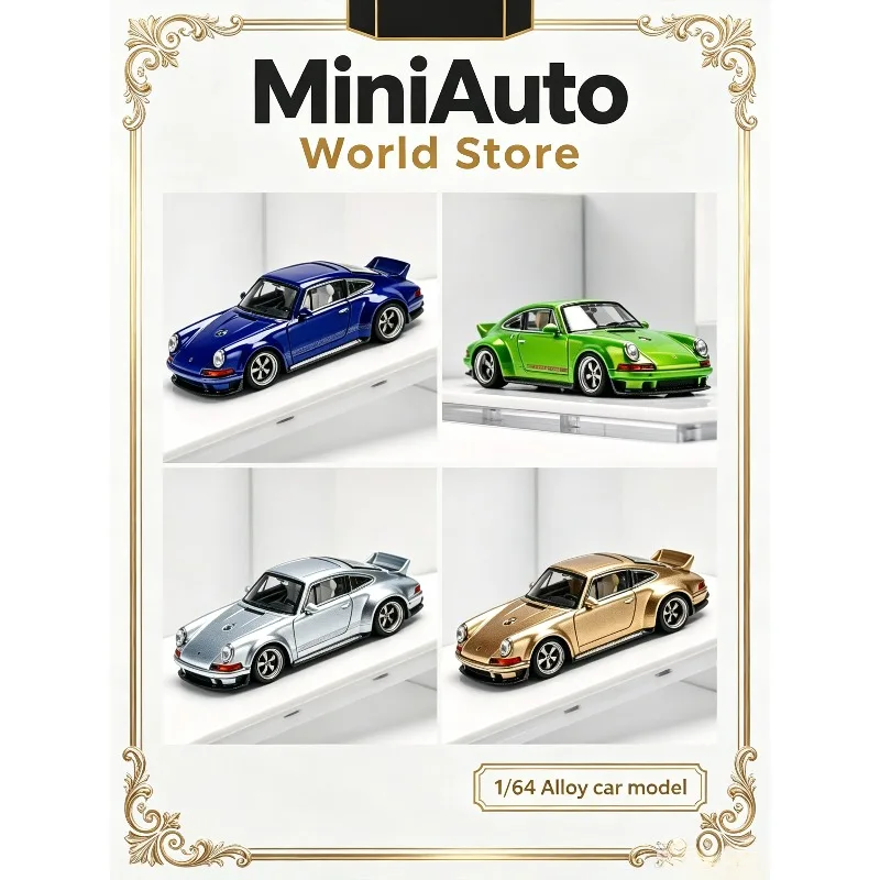 ZM Zincit model 1:64 Alloy Porsche 911 Singer Coupe DLS Replica Car Model, Handmade Figure, Collectible
