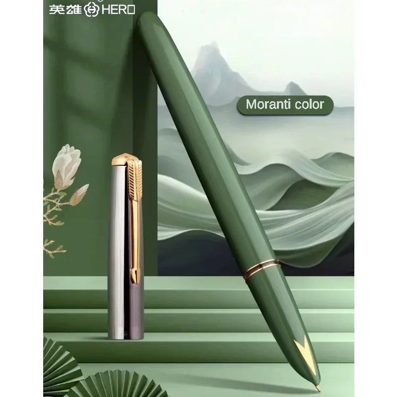 616S Hero Morandi Dark Pointed Pen Student Adult Office Writing and Writing Practice Writing Ink Pen Replacement Ink Bag