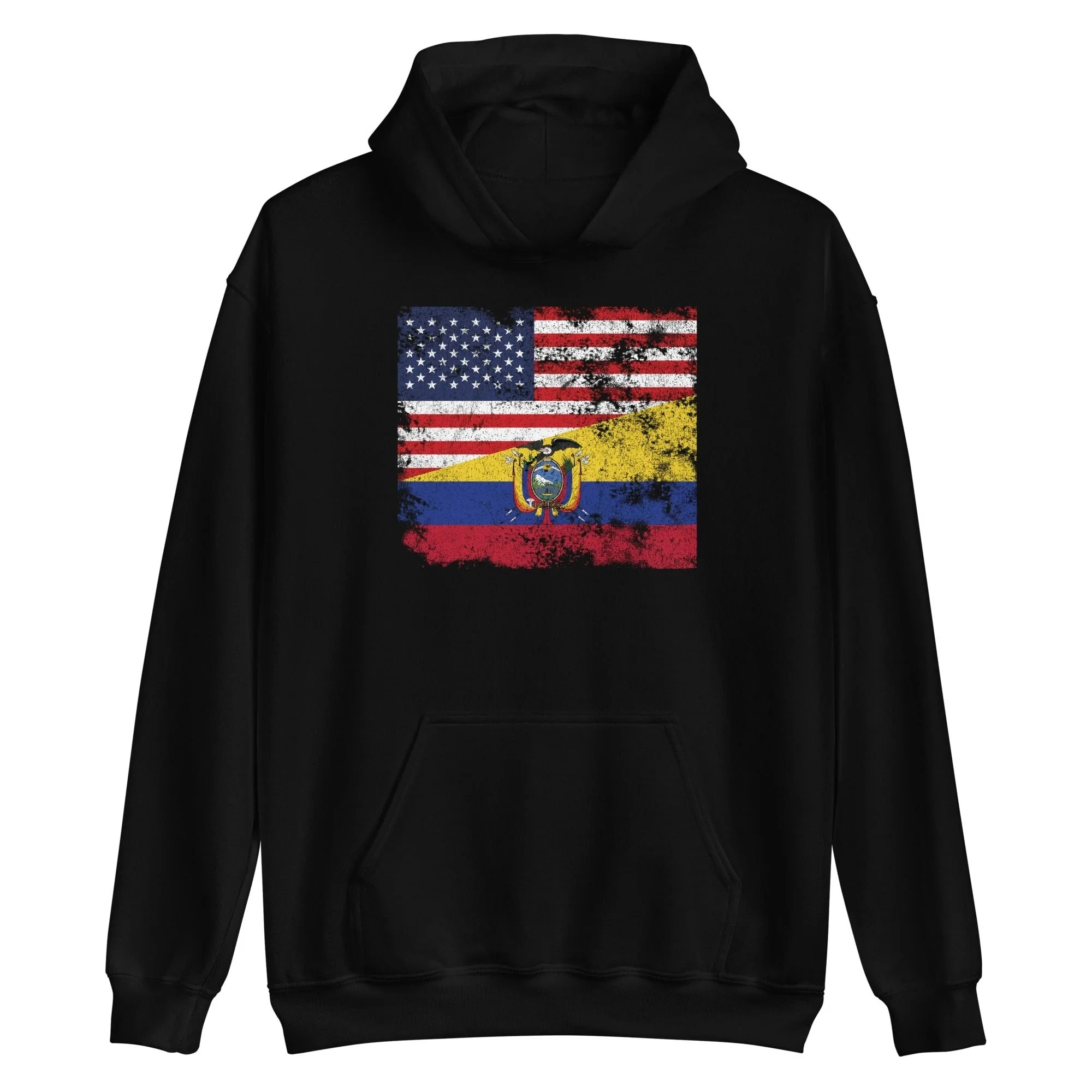 

Ecuador USA Flag Hoodie Men's and Women's Long Sleeve Sweatshirt Pullover Retro Hip Hop Streetwear Sportswear Tops Men Clothing