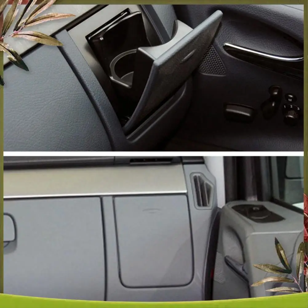 

AB98-1 Pcs Car Drink Holder Car Drink Holder Accessories For Mercedes Benz W636 W639 Vito Viano A6396800458 (Gray)