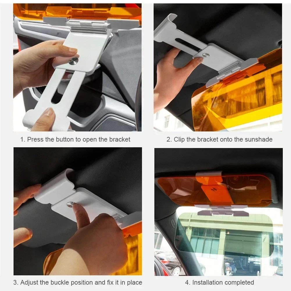 Auto-Sonnenblende HD Blendschutz UV-Schutz Faltbar für Neue Autos Fahrspiegelschutz – Detail 16