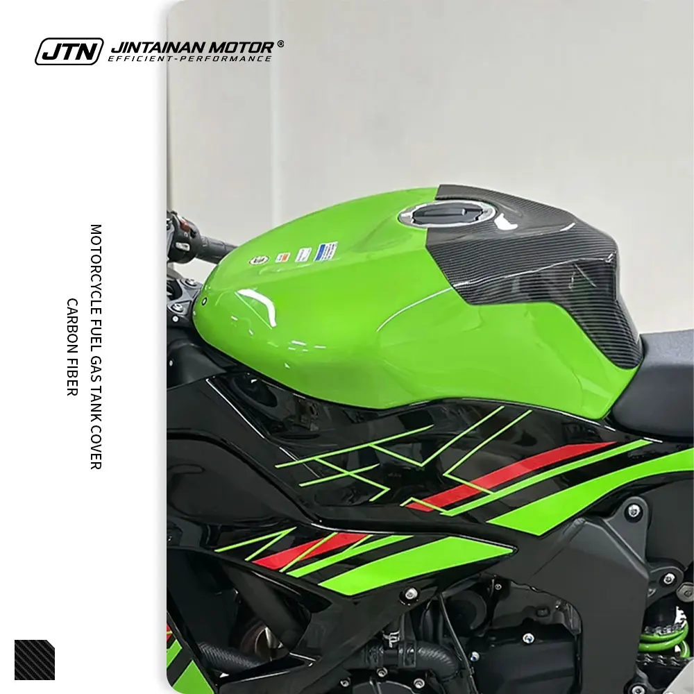 

Защитная накладка из карбона на топливный бак мотоцикла для KAWASAKI Ninja 636 ZX6R 2019-2026, защита бензобака, обтекатель