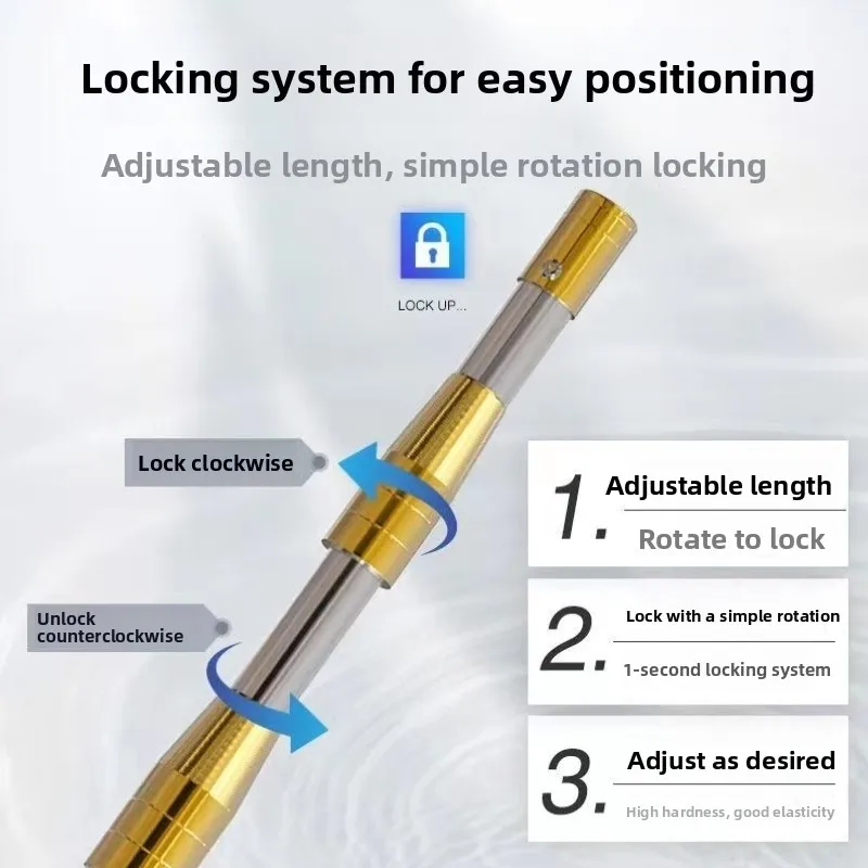 Stainless Steel Extendable Fishing Pole High Altitude Fruit Picking Scythe Universal Fish Fork Multi Function Outdoor Camping...