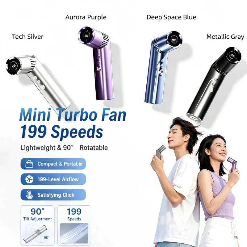 New Mini Handheld Fan Portable Foldable Multi-functional Fan Suitable for Home Office Outdoor Travel Multi-speed Adjustment