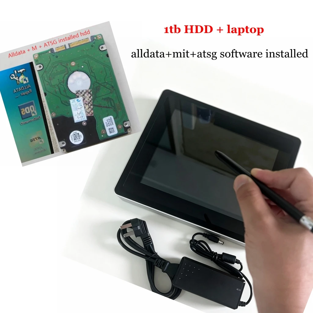 Professional Diagnostic Tablet RC007 All-in-One Touch PC with Software installed 1Tb Hdd Alldata 10.53 ATSG Mitchell
