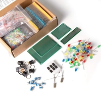 1900 Pcs Mega Electronic Component Kit, Capacitors, Resistors, LED, Transistors, Diodes, 1n270 Germanium, DC Jacks