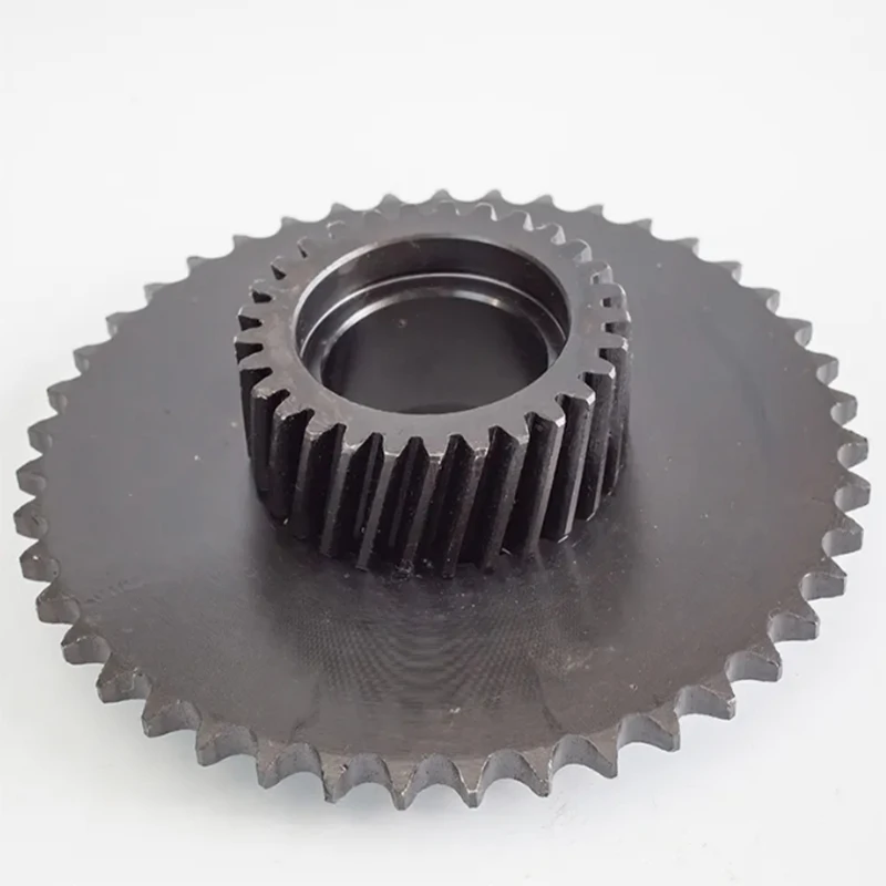 

CNC machining high hardness carbon steel transmission gear assembly, steel gear sprocket, multi-tooth linkage mechanical parts