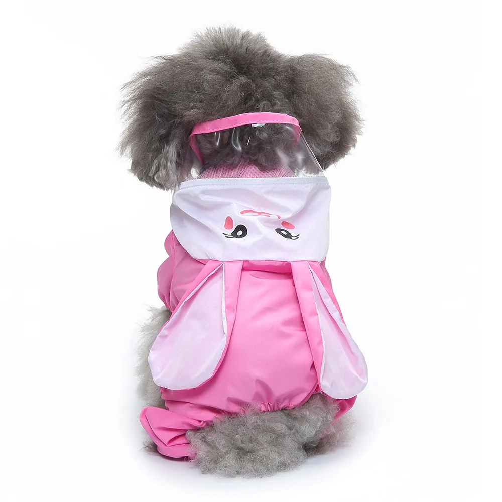 Pet Dog Raincoat Fashion Duck Frog Style Jumpsuit Waterproof Dog Jacket Puppy Water Resistant Clothes for Dogs Pet Coat