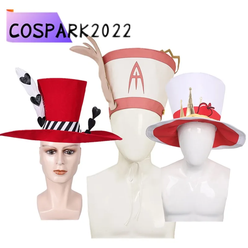 

Мультфильм Валентино Люцифер Эбель Косплей Шляпа ‌ Кепка для мужчин и женщин, маскировка, Хэллоуин, карнавальный костюм, аксессуары, головные уборы, подарки