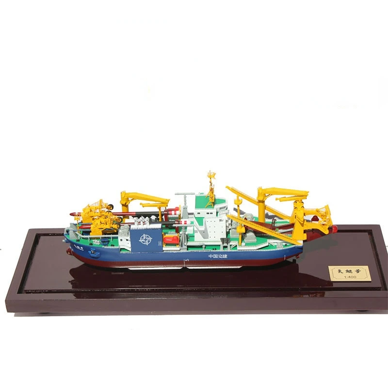 Tiankun Dredger DIY Handmade Ship Model Collection Commemorative Gift 1: 400 (35 Cm) Can Be Customized