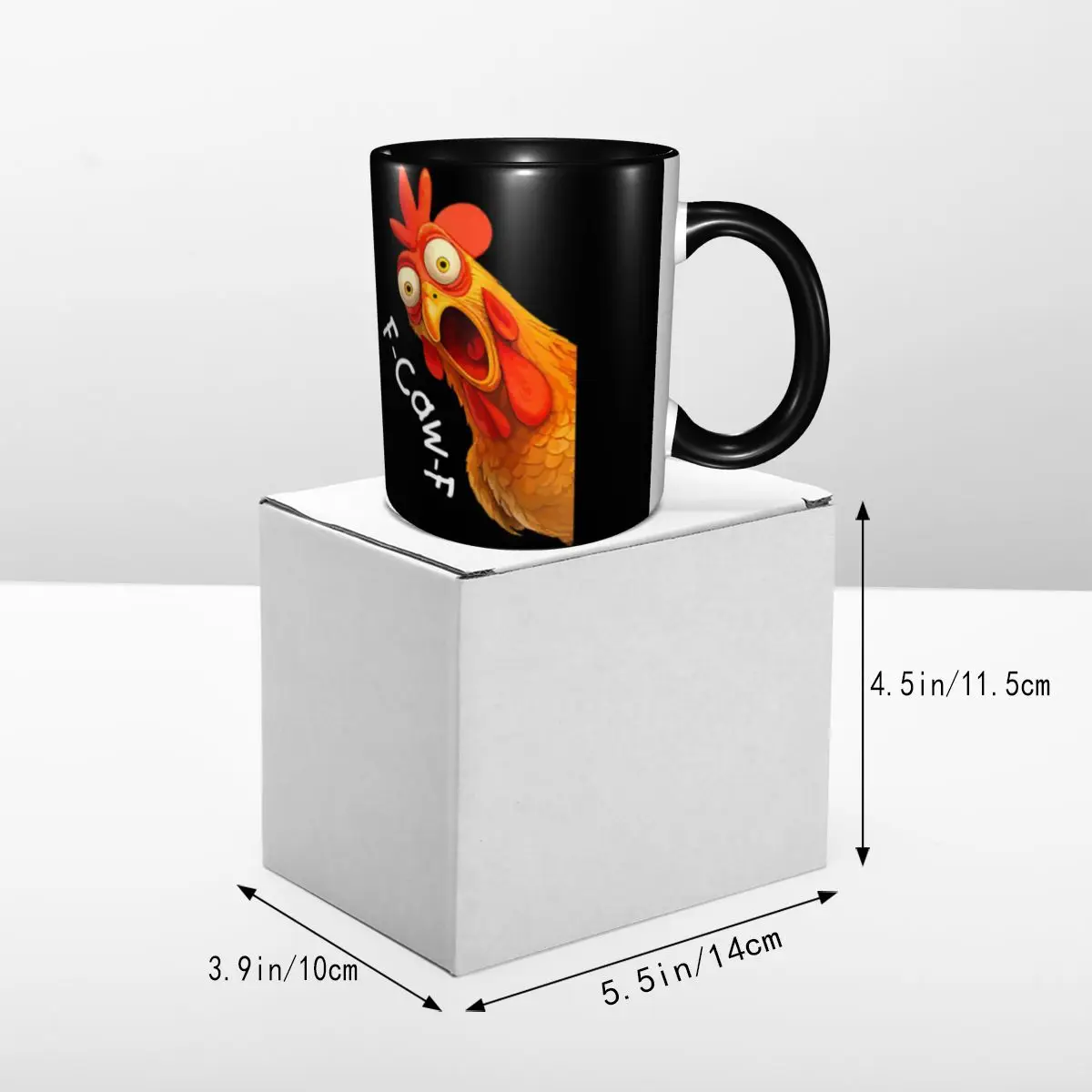 مضحك F-Caw-F الدجاج FCAWF اكسسوارات أكواب لطيف فنجان القهوة هدية للنساء الرجال #5