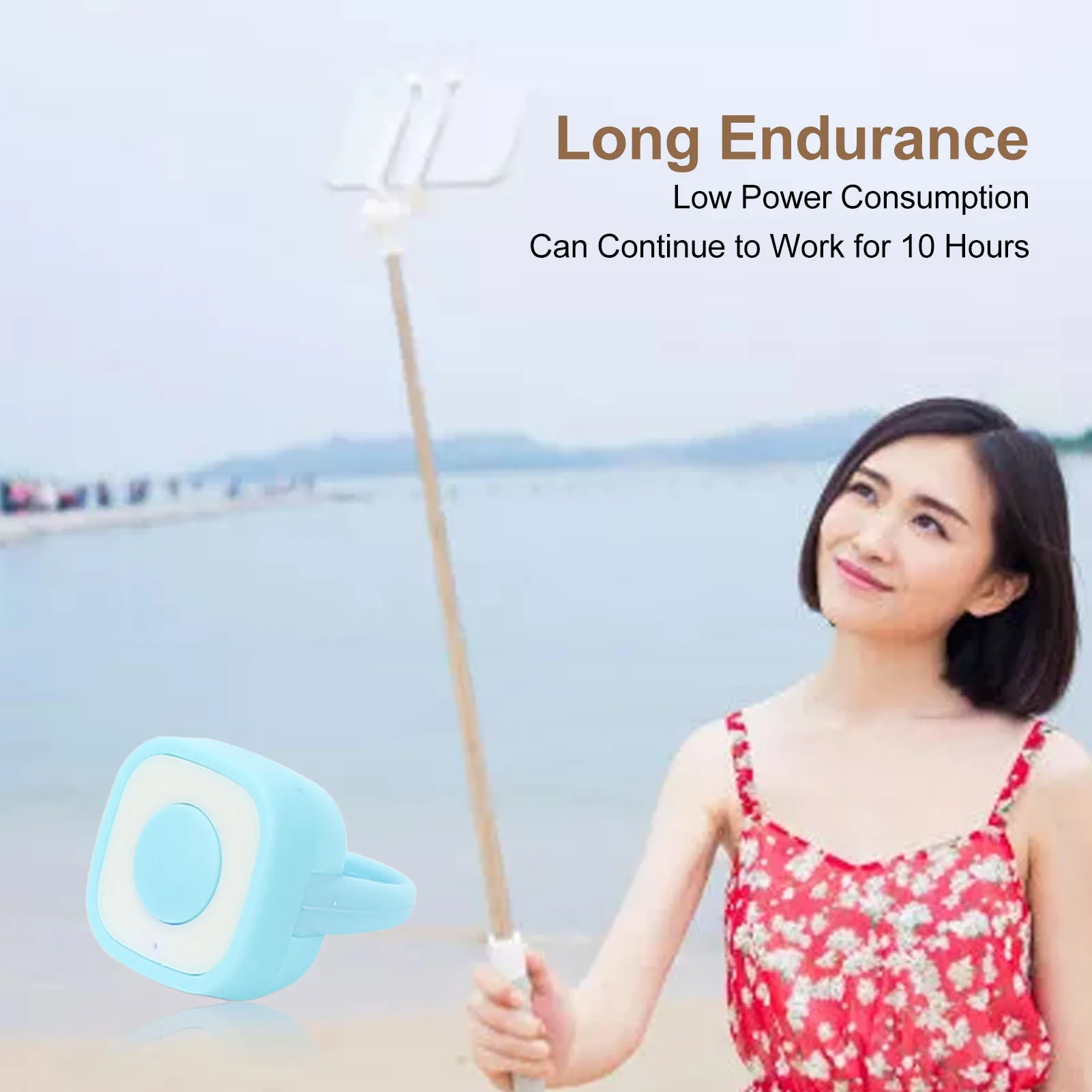Button Clicker  Remote Control Rechargeable Fingertip  Button Clicker for Camera Shutter Selfie Button