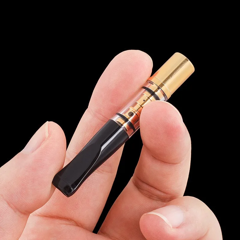 4/8 Boxes New Design Men's cigarette holder filter tip Washable Reusable Tar Filtration Reduce Tar Tobacco Cigarette filter view 6