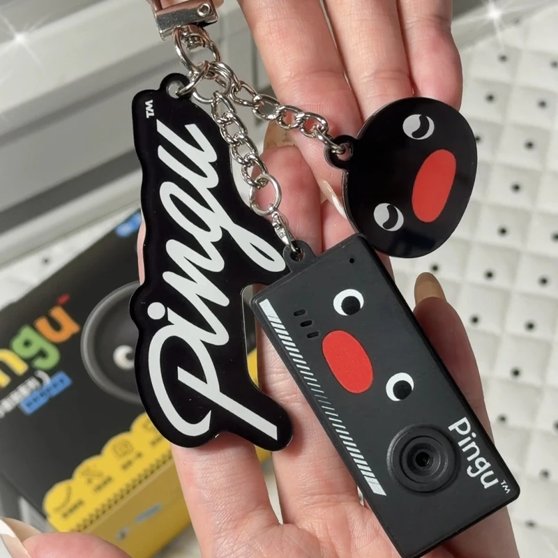 

In Stock Genuine Pingu Life Little Diorama Series Mini Thumb-Size Ccd Camera Blind Box Pendant Necklace Charm Collectibles Gift