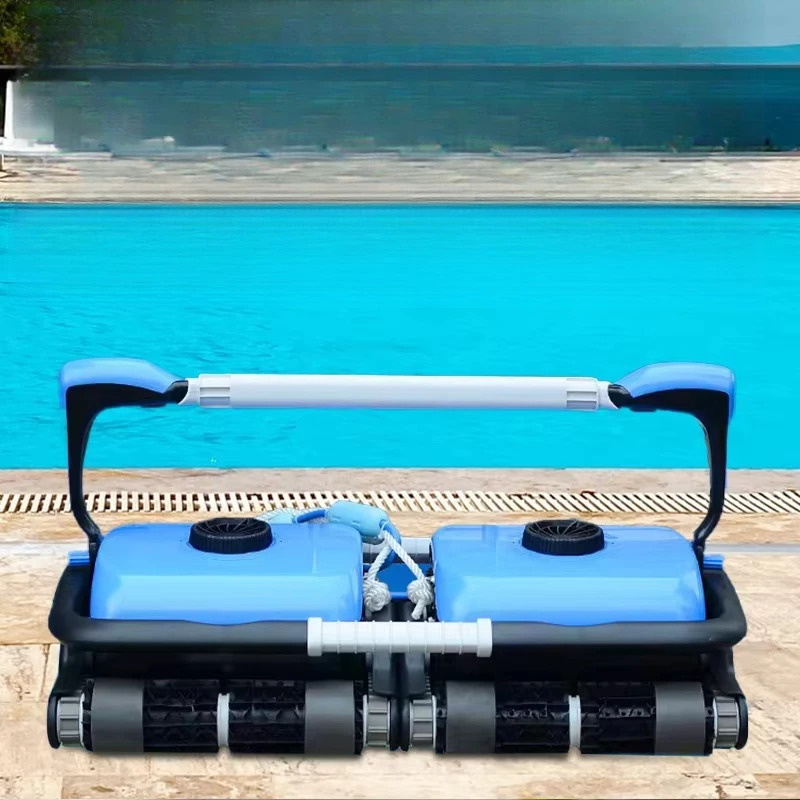 Automatic High Quality Commercial Swimming Pool Cleaning Robot with Wall-Climbing Feature
