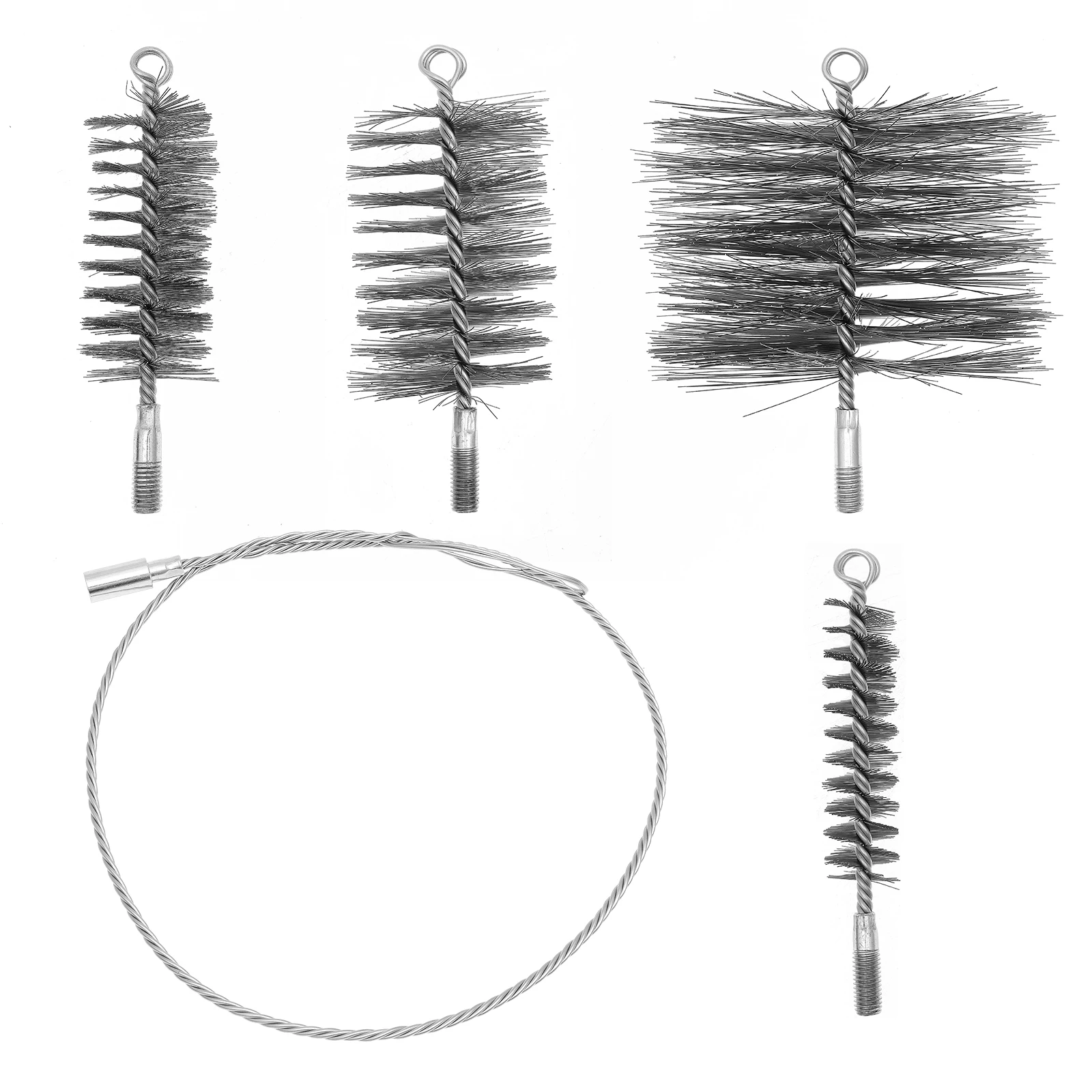 

Flexible Chimney Cleaning Brush Flue Sweeping Brush Rod Kit Extendable Flexible Dryer Vent Cleaner Soft Bristle Duct Cleaning To