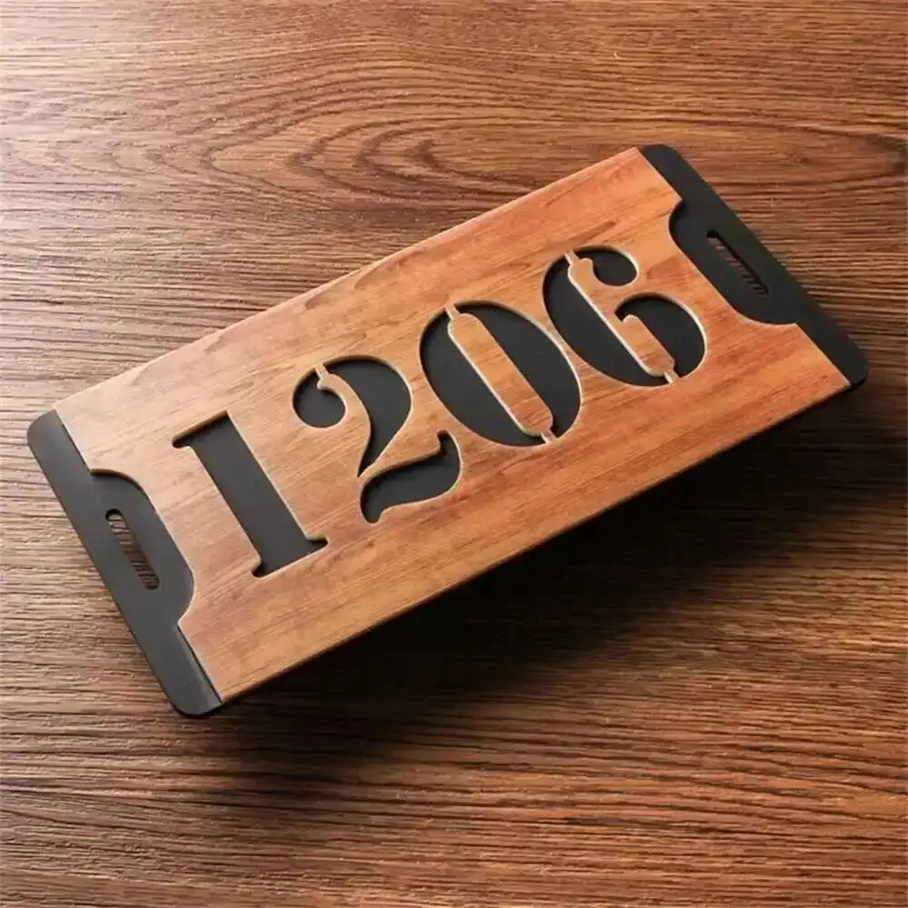 Numbers House Number Wood Retro Style As Acrylic Door Number Custom Door Plate Apartment Hotel