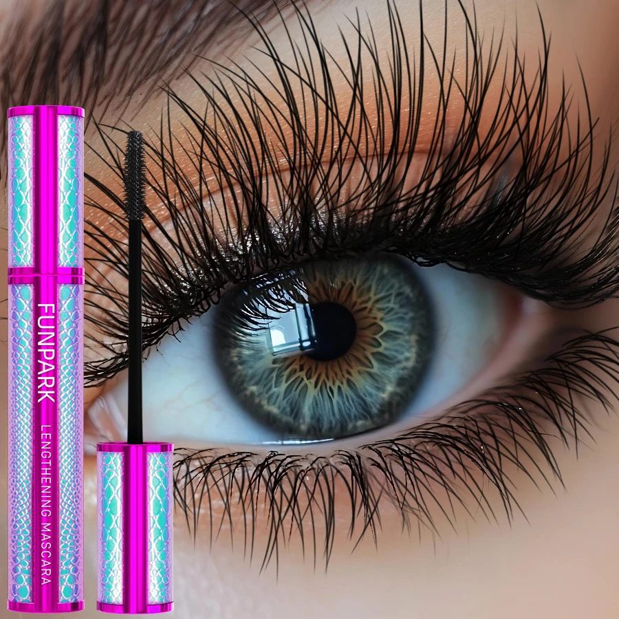 มาสคาร่า 5D สีดำ หนา ติดทนนาน กันน้ำ กันเหงื่อ เนื้อไหม ให้ดวงตาดูโต สวยแบบเกาหลี งอนงาม ของขวัญ