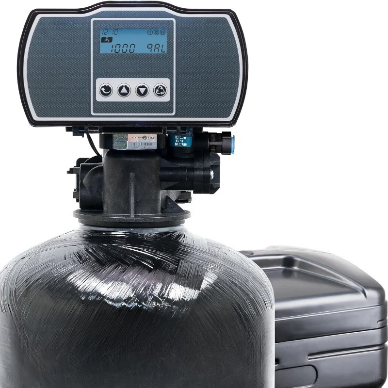 سلسلة هارموني 48,000 حبة منقي مياه للمنزل بالكامل مع رأس تحكم رقمي عالي الكفاءة (48,000 حبة)