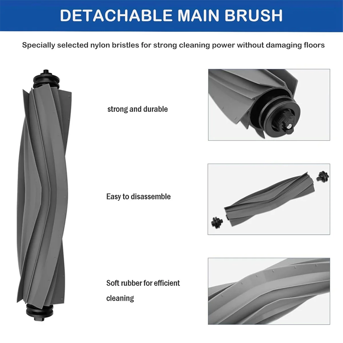สําหรับ Dreame X40 Ultra,L40 Ultra เครื่องดูดฝุ่นชุดอุปกรณ์เสริม,หลักแปรงด้านข้าง HEPA FILTER Mop ผ้าฝุ่นกระเป๋า