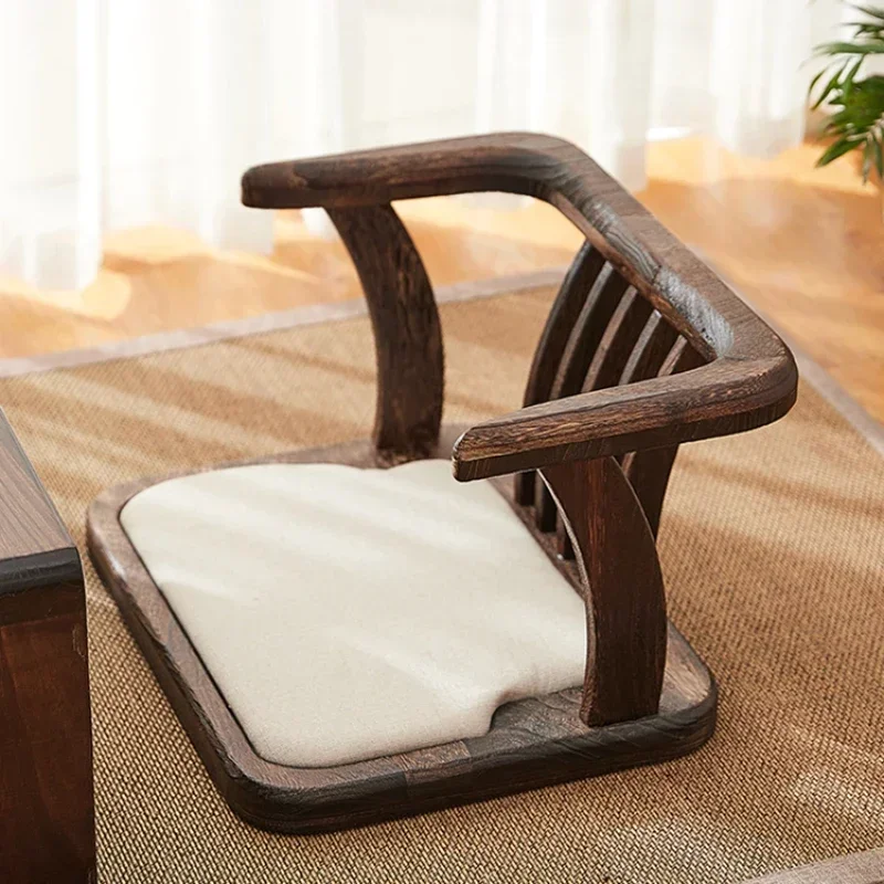 

# Hot #Japanese Style Solid Wood Legless Chairs,bed Armrests, Armrests, Bay Window Chairs, Sofa Chairs, And Room Tatami Chairs