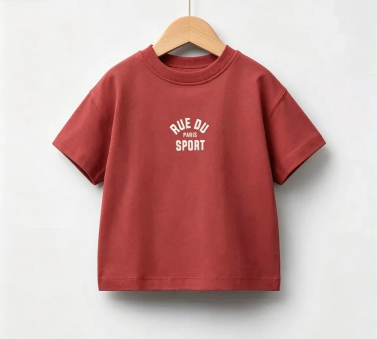 Kids Double Sided Printed Cotton T Shirt Boys Girls Summer Casual Basic Tee Soft Short Sleeve Top With Various Cute Print Tees