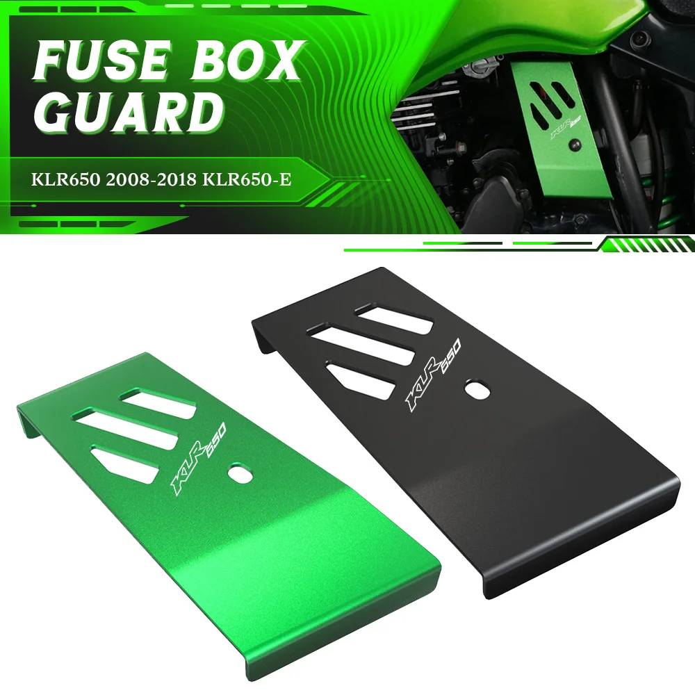 KLR 650 CNC Motorcycle Fuse Box Guard Cover Protector For Kawasaki KLR650 2008 2009 2010 2011 2012 2013 2014 2015 2016 2017 2018