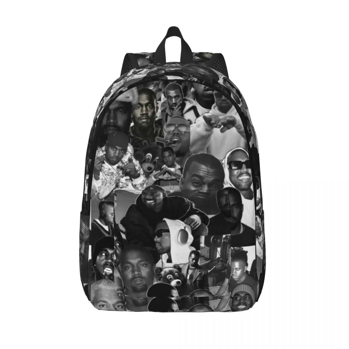 

Рюкзак Kanye West для мужчин и женщин, повседневный школьный деловой рюкзак, холщовые сумки для ноутбука, уличные сумки