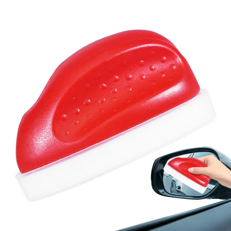 Car Oil Film Cleaning Brush Reusable Auto Glass Oil Film Cleaning Brush Rain And Fog Proof Glass Cleaning Board For Windshields