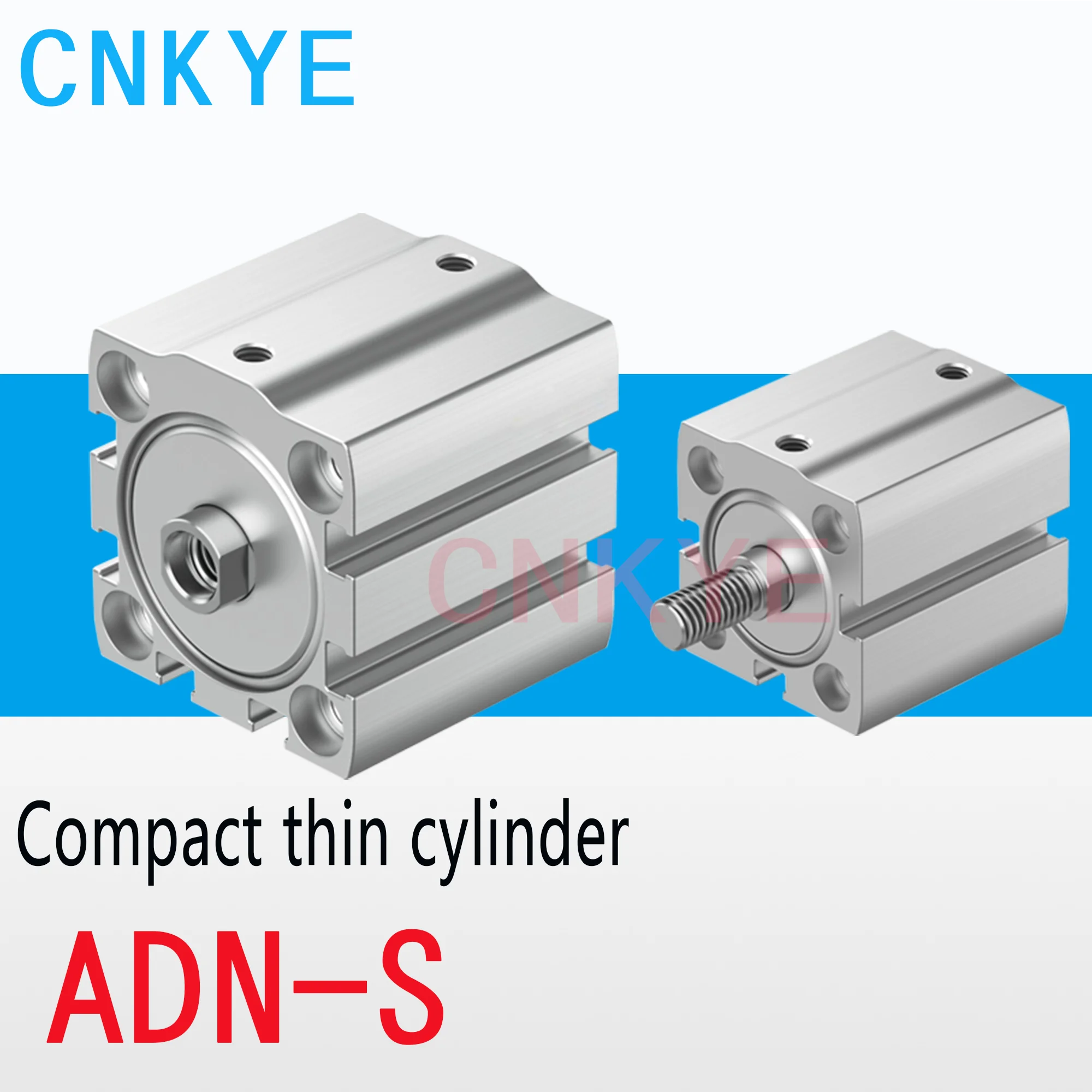 Compact thin cylinder ADN-S-20-10-A-P  8091449 AEN-S-20-10-A-P-A  8092221 AEN-S ADN-S-6-5-10-12-15-16-20-25-30-32-40-50-63-A-P-A