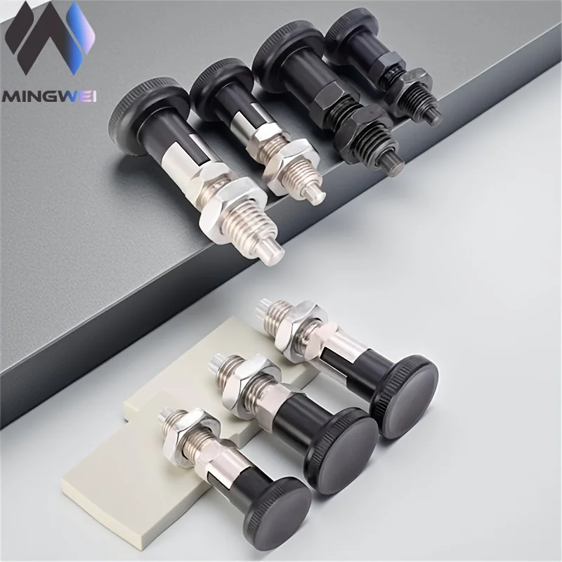 4PCS Spring Plunger Self Locking Positioning Pin Dial Knob Replacement for PX SX Series