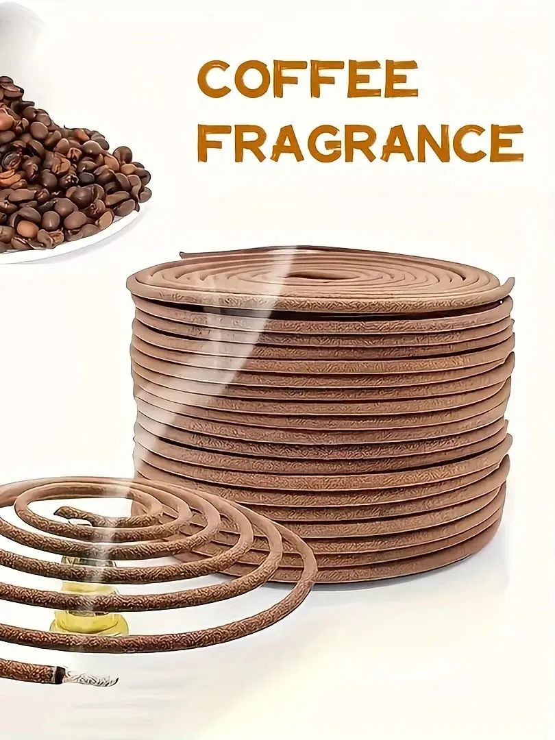 Hochwertiger Kaffeespulen-Räucherstäbchen, hochwertiger duftender Hausduft mit Ständer, geeignet für Yoga, Meditation und Heimluftreiniger – Detail 2