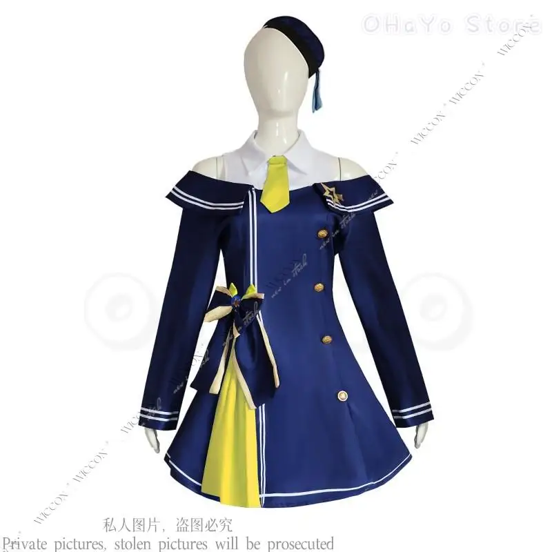 Project Sekai Colorful Stage Leo/need Hoshino Ichika Tenma Saki Hinomori Shiho Anime Game Stage Costume Halloween Woman Wig