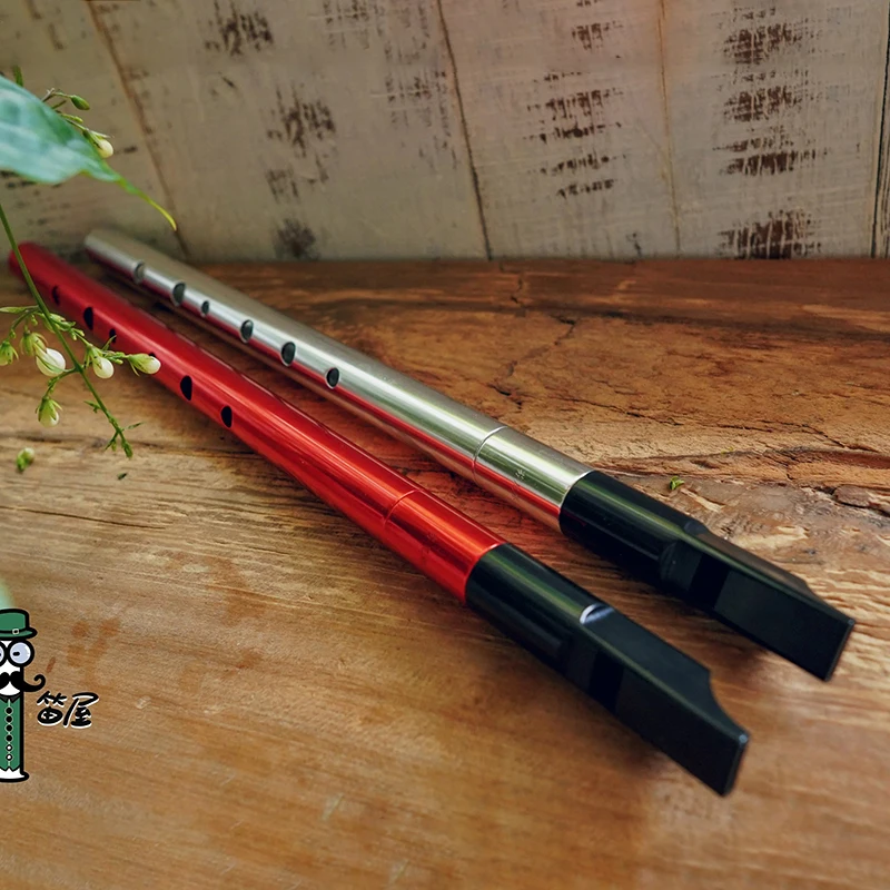 A/Bb Tone Whistle Flute Alto Irish Whistle Flute Professional Grade Performance Tunable Recorder ABS Lightweight Vertical Flutes