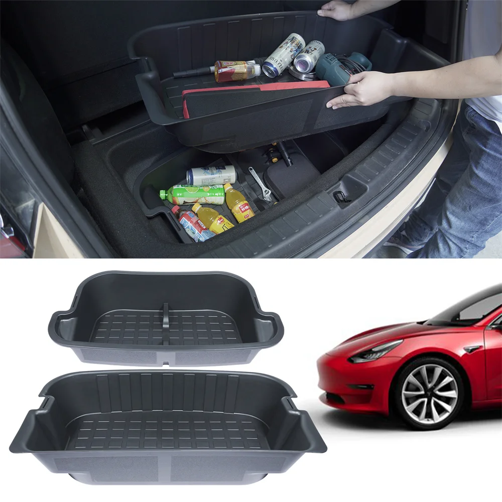 

2019 2020 2021 2022 2023 Model Y Rear Trunk Storage Box Trunk Bag Auto Accessories