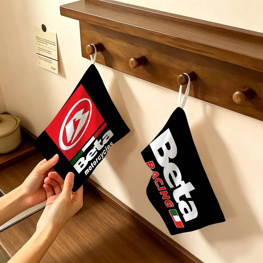 B-Beta Racing Polyester Cotton Hand Wiping Towel, Hanging Towel, Quick Dry for Kitchen Bathroom Daily Supplies