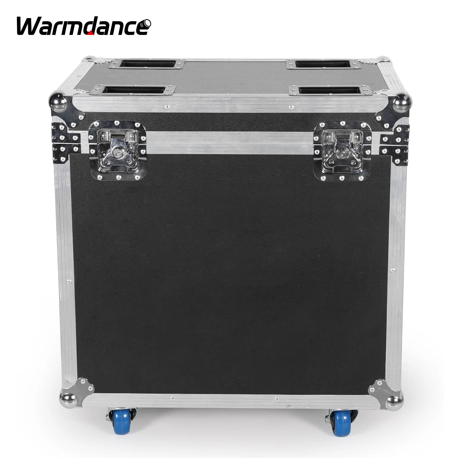 ヘッドライトを動かすための頑丈なフライトケース、ホイールと格納式牽引ハンドルを内蔵したゲーターケース、2個