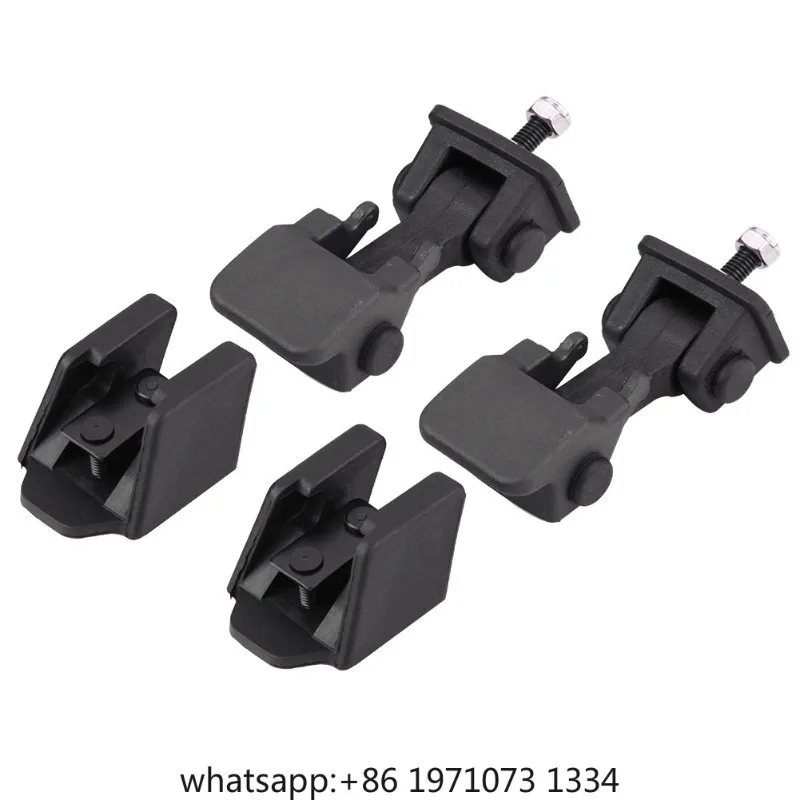 Pair Front Hood Latch Safety Catch & Bracket for Jeep Wrangler TJ 1997-2006