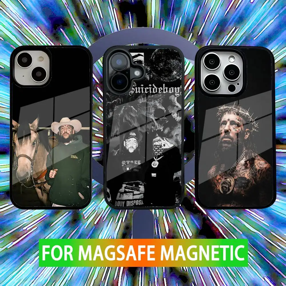 

S-Suicideboys G59 Phone Case For iPhone 16,15,14,13,12,11,Pro,Max,Plus,Mini,SE New Magsafe Magnetic Wireless Charging