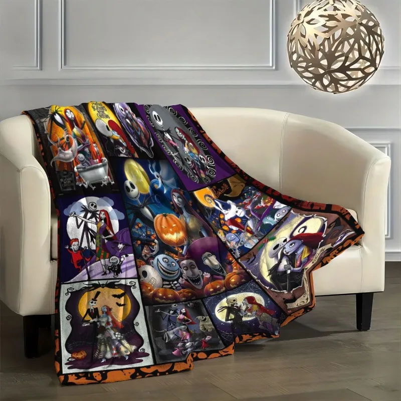 Disney Cartoon The Nightmare Before Christmas Jack Flanellen Deken Airconditioning Deken Halloween Cadeau