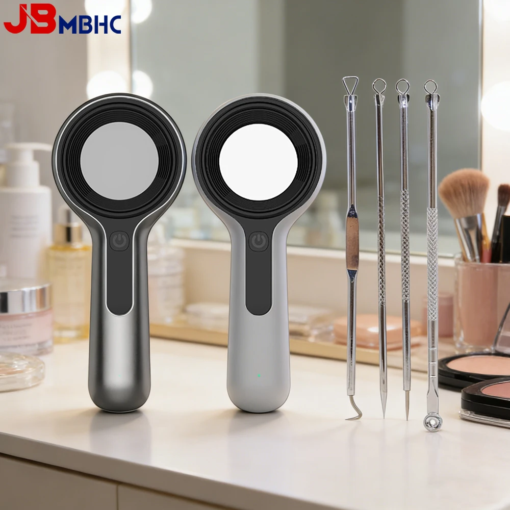 Lampada UV portatile in legno per l'ispezione della pelle su superfici e rilevamento dell'urina di animali domestici Analizzatore di condizioni della pelle del viso e rimozione di punti neri