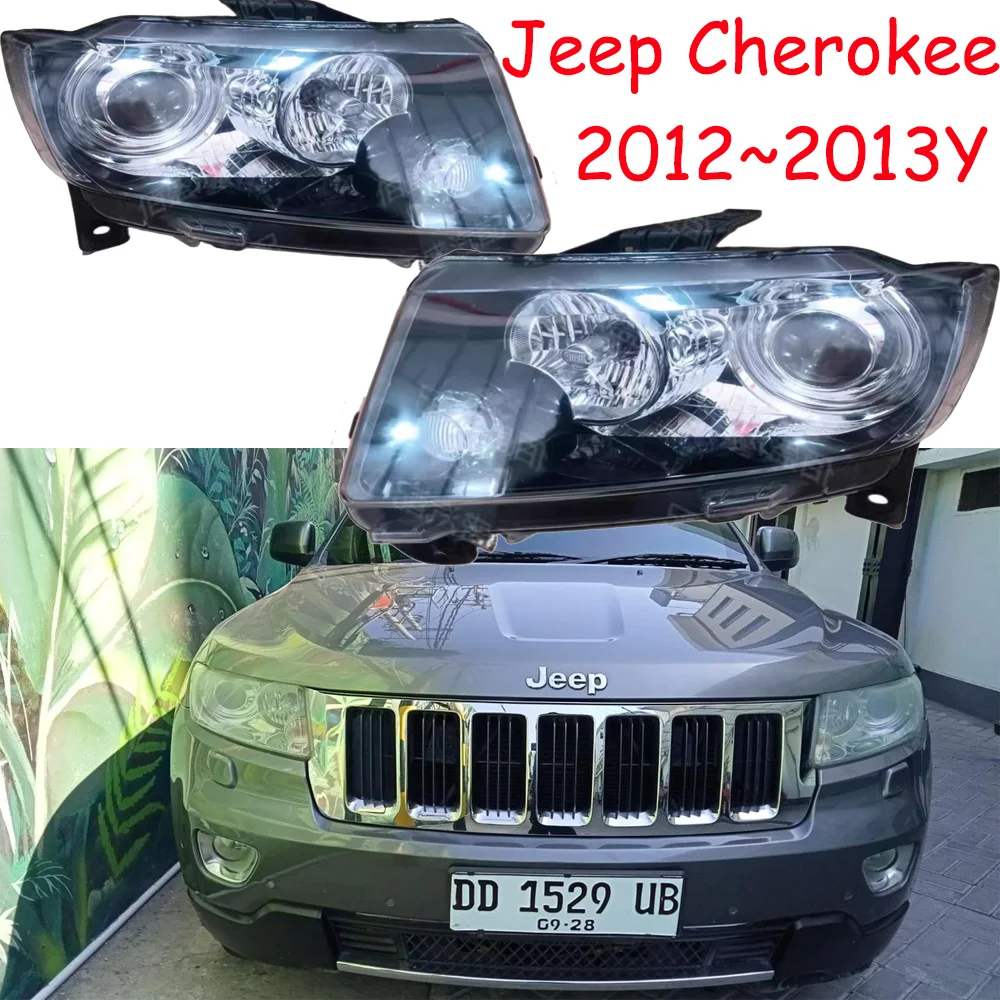 

car bupmer head light for Jeep cherokee headlight 2012~2013y car accessories fog for Jeep cherokee headlamp