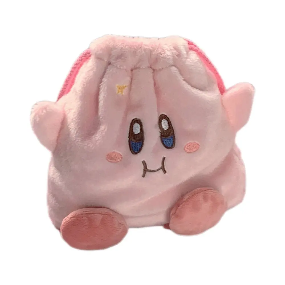 Niedliche Kriby Anime-Tasche, tragbare rosa Stern-Geldbörse, Kordelzugbeutel, Kawaii Cartoon-Aufbewahrungstaschen, kreative Geburtstagsgeschenke – Detail 4