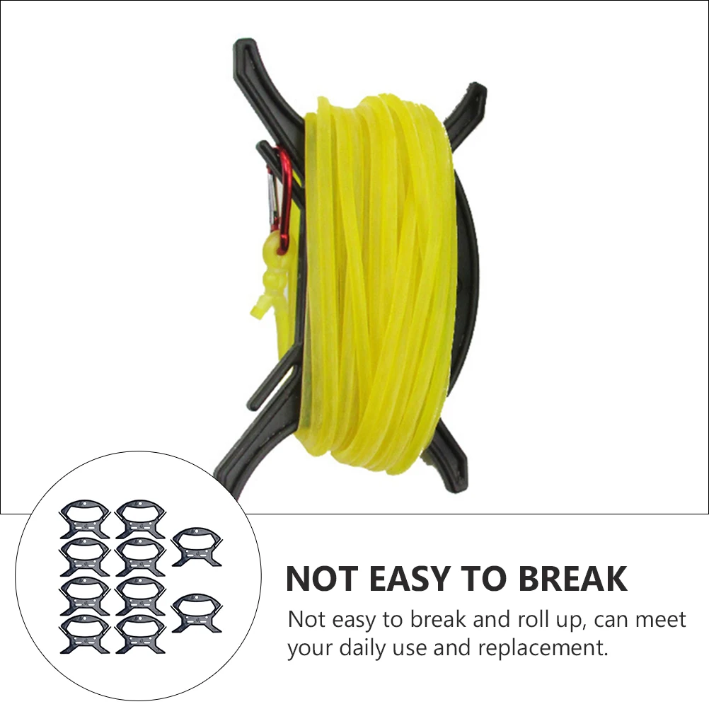 

10 Pcs Wire Storage Winder Cable Spool Winding Machine up Cord Black Organizer Masonry