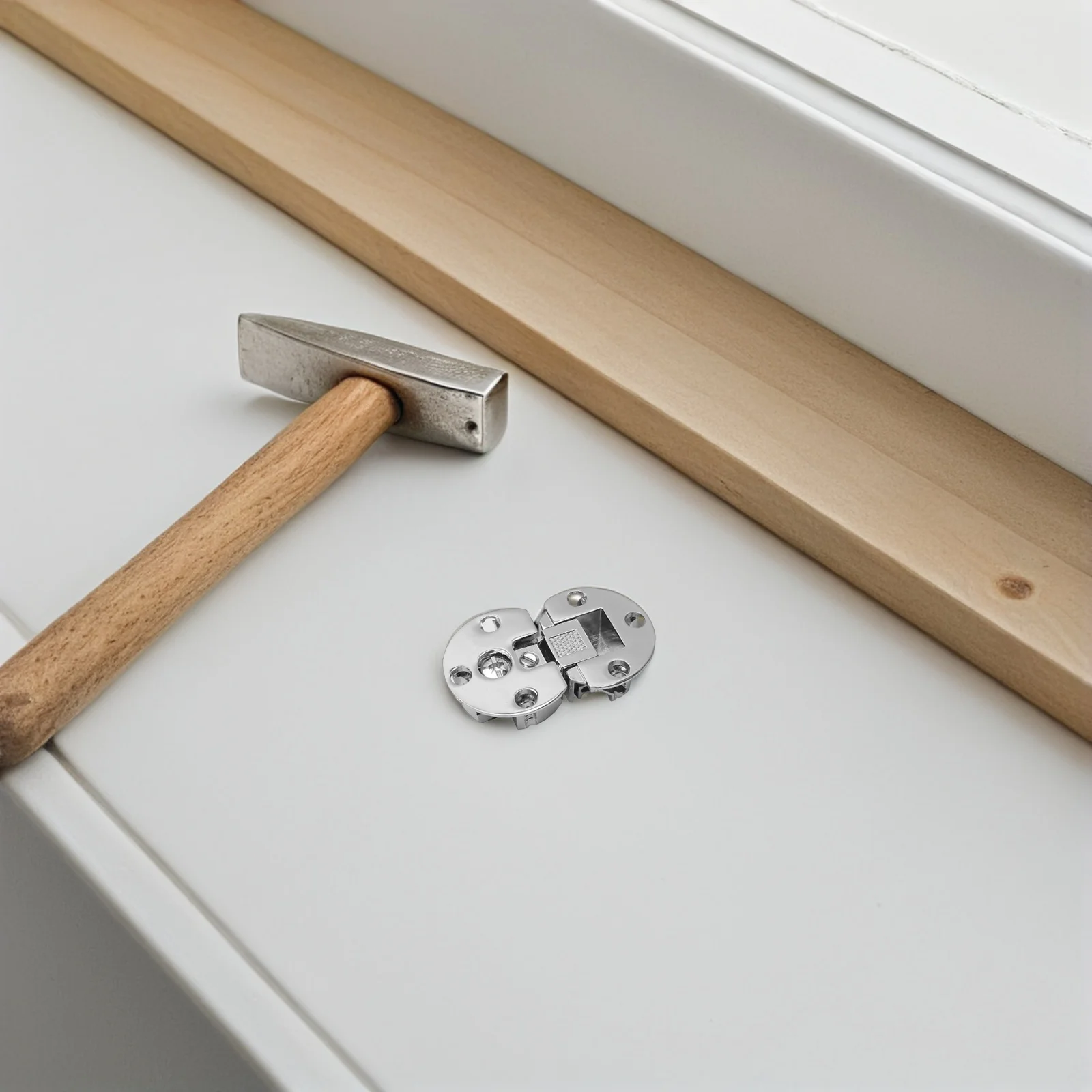 

4Pcs Adjustable Flush Hidden Cabinet Door Hinges 90 Degree Drop Down Flip Concealed Hinges for Kitchen Cabinet Cupboard Hardware