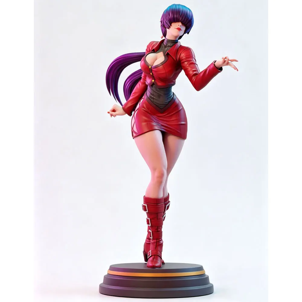 1/24  75mm Sexy Girl Resin Model Kits GK Miniature 3D Printed Gray Model Figurine DIY Doll Model Unassembled And Unpainted
