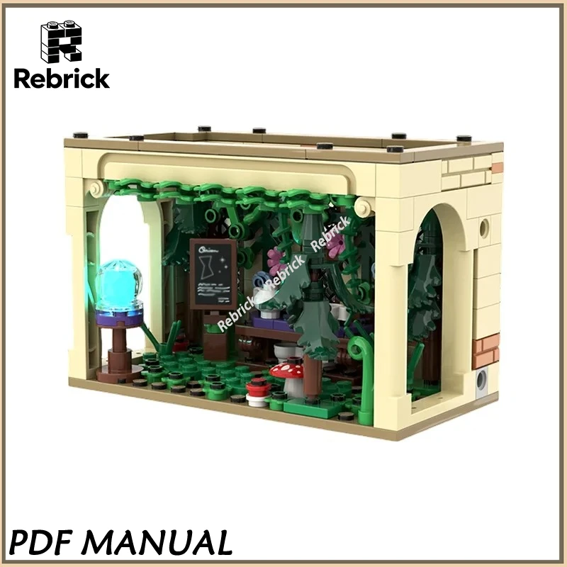 

MOC Movie Model Building Bricks Houses, Classic Architecture Model for Hobby Enthusiasts and Gifts
