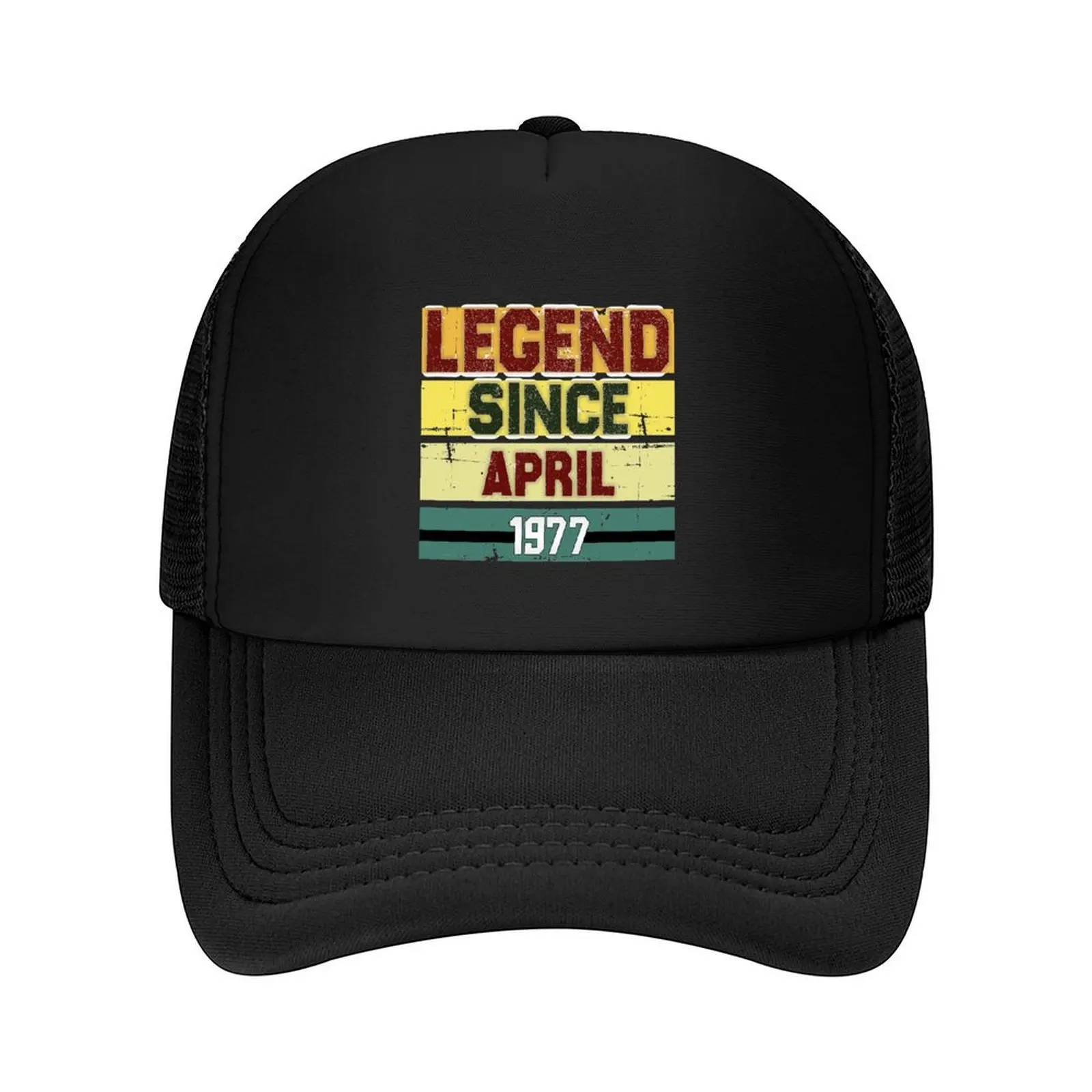 

Legend Since April 1977 , Born In April 1977 Gift Baseball Cap dad hat Fishing cap luxury woman cap hard hat Boy Child Women's