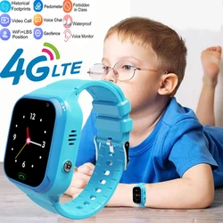 Kids Smart Watch 4G SIM Card LBS WIFI Location Positioning Tracker Camera Video Call Phone Smartwatch for Children IOS Android